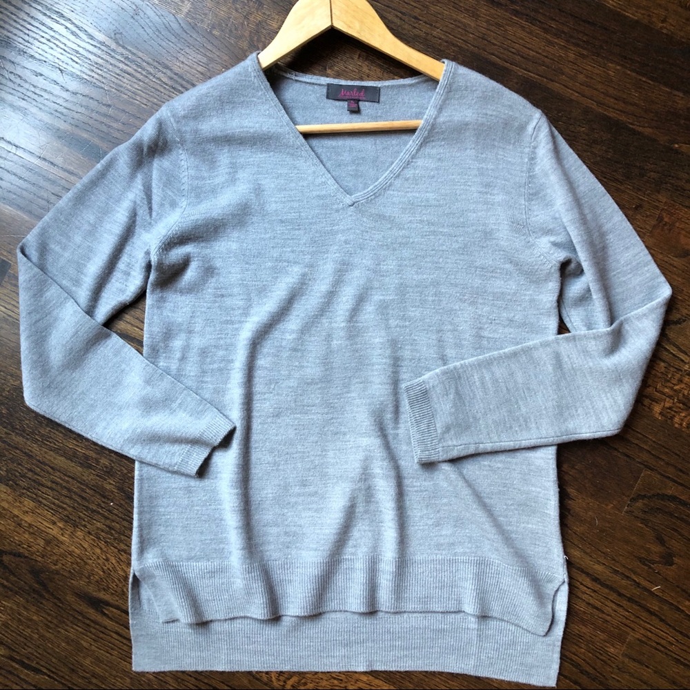 Marled by Reunited Clothing V-neck Sweater Size S